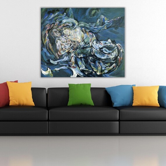 The Bride of the Wind by Oskar Kokoschka Ready to Hang Canvas