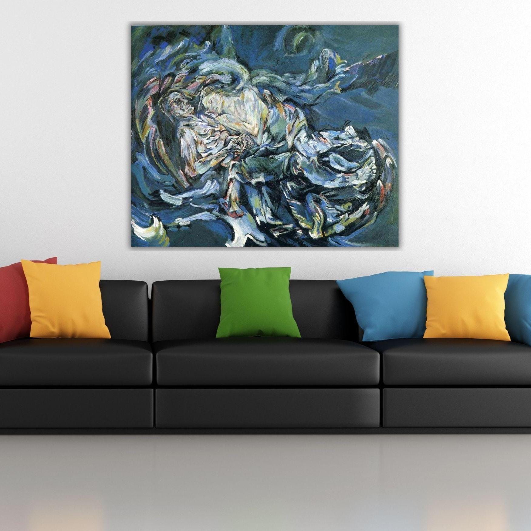 The Bride of the Wind by Oskar Kokoschka Ready to Hang Canvas