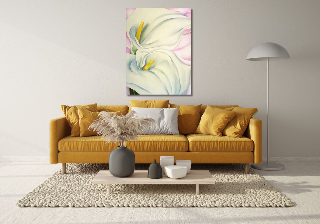 Georgia O'keeffe Print, 1924 Canvas,o'keeffe Flower Prints,okeeffe Art ...