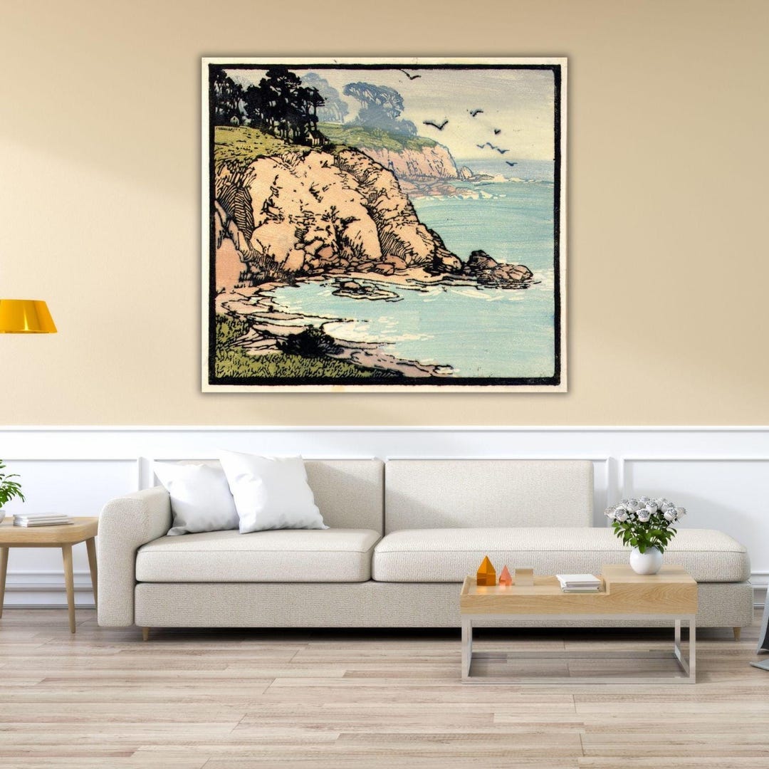Low Tide by Frances Gearhart Ready to Hang Canvas,quality Print,wall