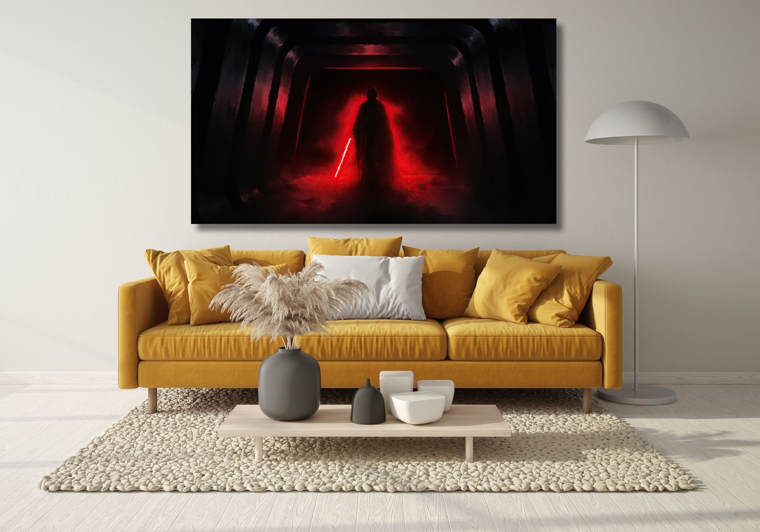 Darth Vader Effect Wall Art, Star Wars Darth Vader Poster, Darth Vader ...
