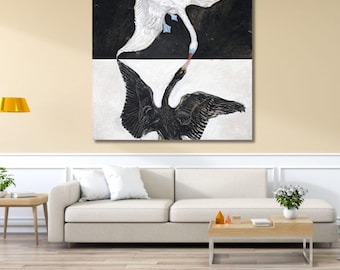 The Swan No. 1 By Hilma af Klint Ready To Hang Canvas, Quality Print, Giclee Reproduction Art Hilma af Klint Art Hilma af Klintaf Klint Gift