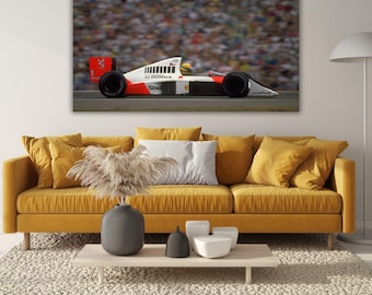Ayrton Senna Poster Art,Racing Legend Wall Art,F1 Icon Print, Motorsport Decor, Car Enthusiast Gift,Formula 1 Artwork,Vintage Racing Posters