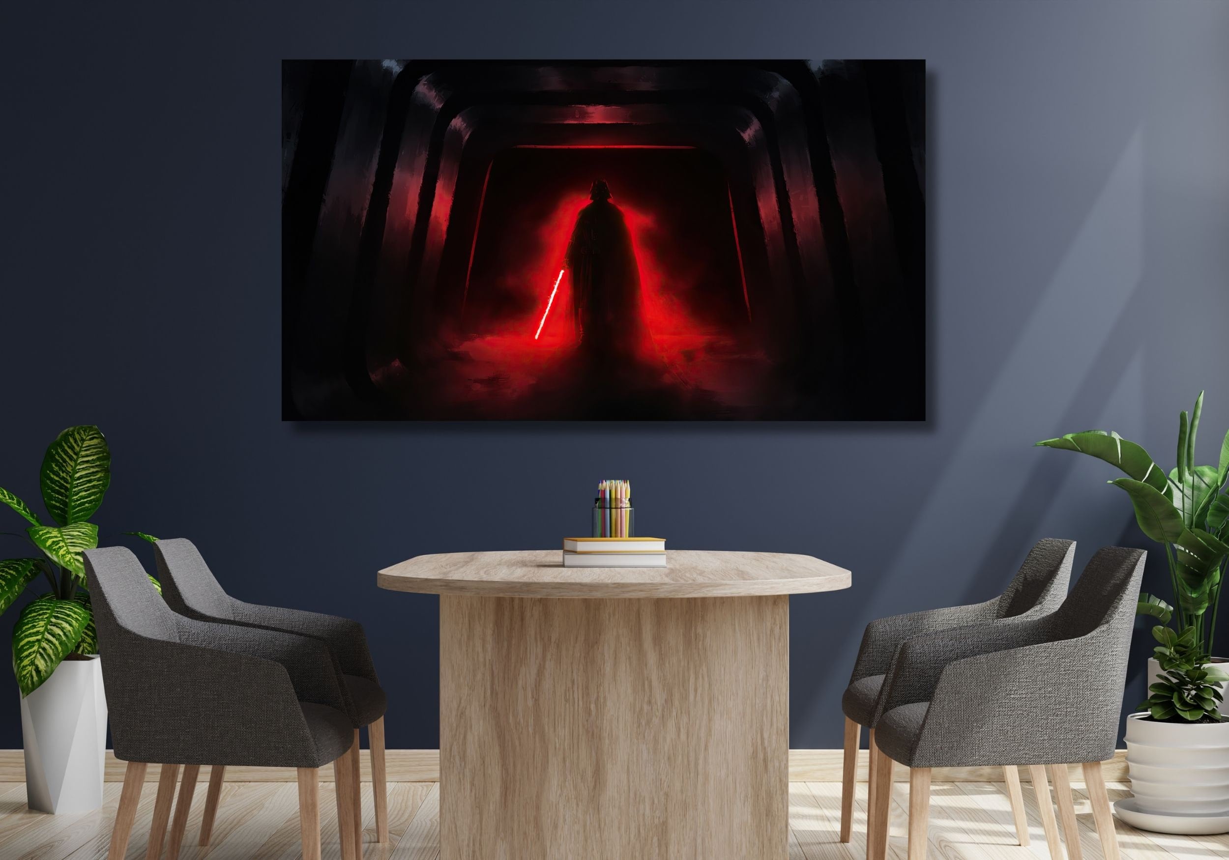 Darth Vader Effect Wall Art, Star Wars Darth Vader Poster, Darth Vader ...