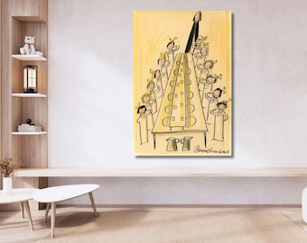 Madeline Bereit fürs Bett Von Ludwig Bemelmans Kunst Qualität Druck, Madeline im Zoo Leinwand Poster,Ludwig Bemelmans Gemälde, Leinwand Wohnkultur