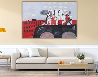 Original Philip Guston Exhibition Poster - the Studio