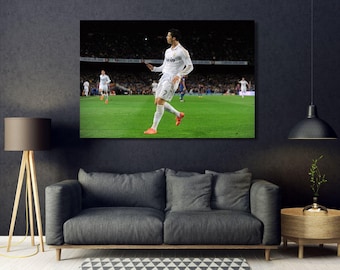 Muurdecoratie van Cristiano Ronaldo, print van Cristiano Ronaldo, canvas van Cristiano Ronaldo, poster van Cristiano Ronaldo, canvas klaar om op te hangen