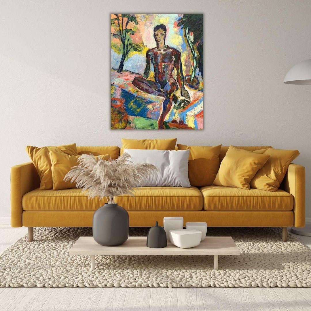 Dark Rapture by Beauford Delaney Wall Art Ready to Hang Canvas Quality ...