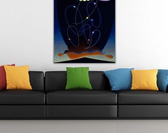 Orbits by Agnes Pelton Ready to Hang Canvas, Quality Print, Wall
