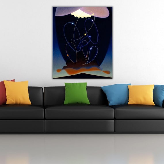Orbits by Agnes Pelton Ready to Hang Canvas, Quality Print, Wall