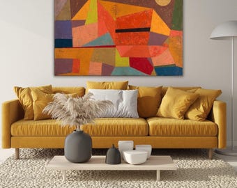Southern Tunisian Gardens Paul Klee Print Mid Century Modern