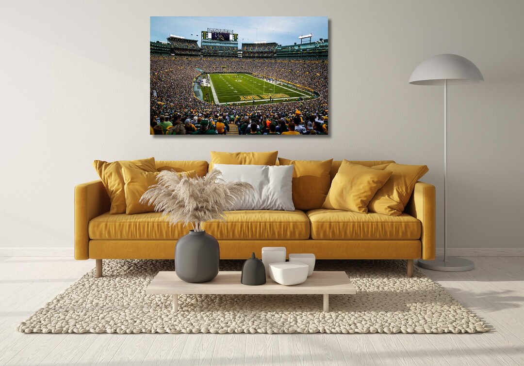 Lambeau Field Stadium Poster, Lambeau Field Game Day Poster, Lambeau ...