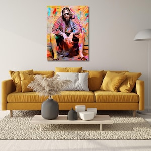 Abstract Mid Century Modern Art by S. Neil Fujita Ready to Hang