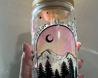 Explore The World 16 oz. Libbey Cup