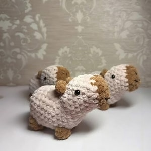 Cute Amigurumi Capybara Crochet Pattern Instant Digital Download image 2