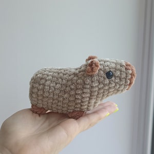 Cute Amigurumi Capybara Crochet Pattern Instant Digital Download image 5