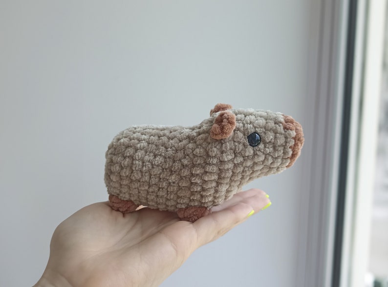 Cute Amigurumi Capybara Crochet Pattern Instant Digital Download image 5