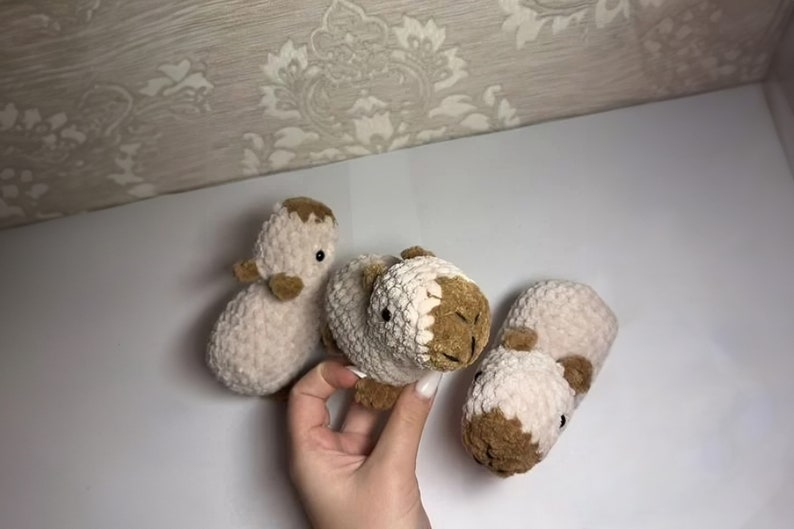 Cute Amigurumi Capybara Crochet Pattern Instant Digital Download image 4
