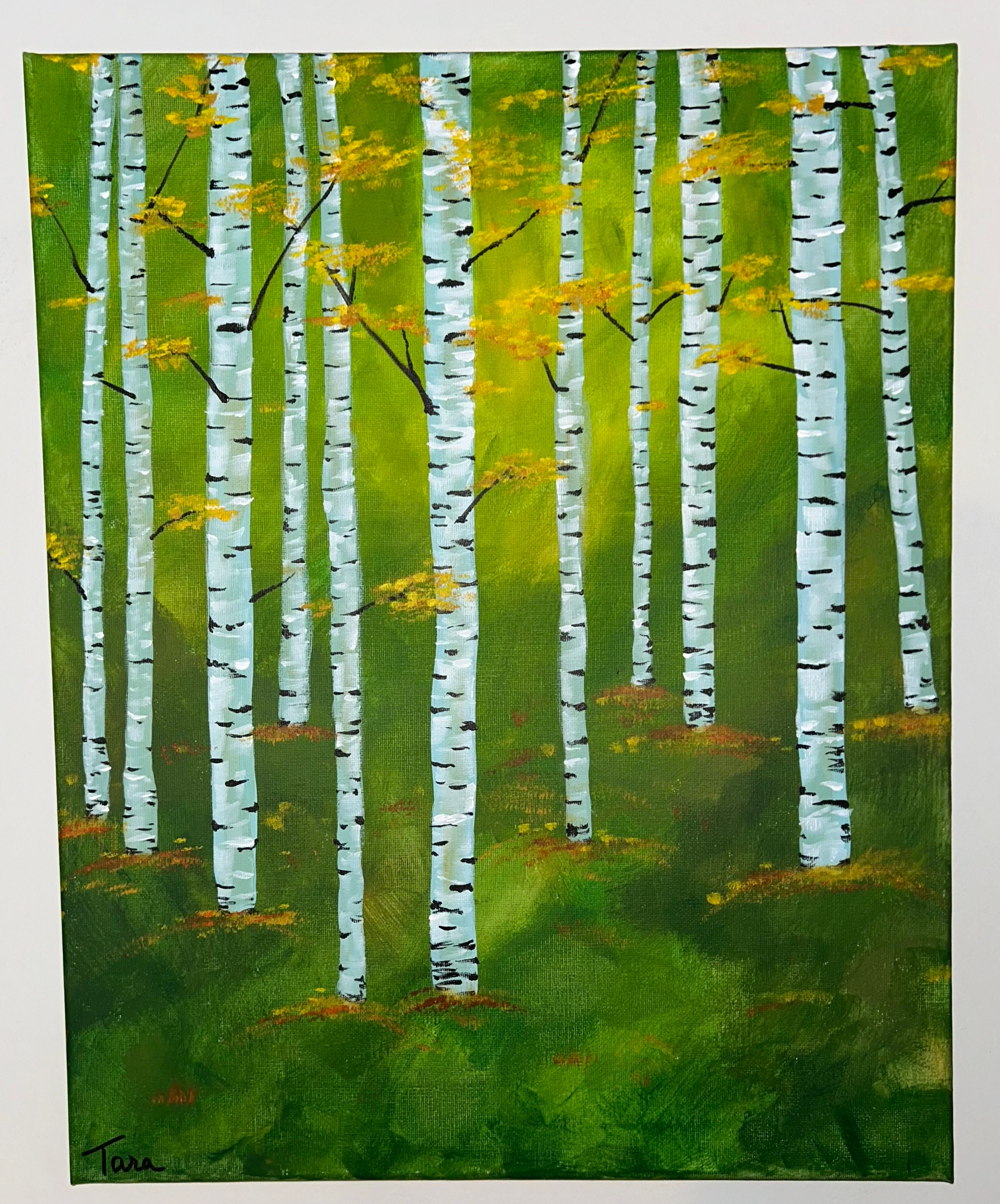 Original Acrylic Painting of Aspen Trees That Talk If You "listen" - Etsy