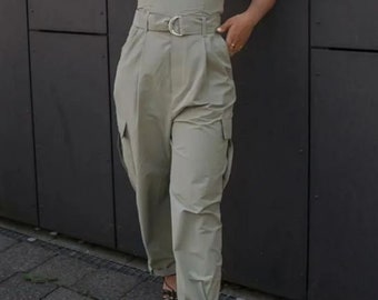 Sleeveless Loose Chic Street Jumpsuit With Belt for Women