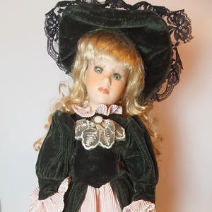 Muñeca de porcelana de 45 cm (18&quot;), edición limitada vintage de colección (60)