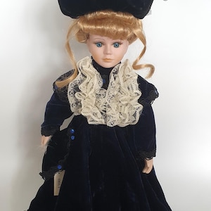 Vintage Porcelain Doll "Emily" • Limited Edition Collector Doll • Rare Gift for Doll Lovers