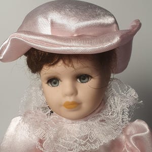 Porcelain Doll 8.5&quot; (22cm) by Porcelain Doll Collection, Small, Elegant, Vintage Limited Edition Collector’s Porcelain Doll (49)