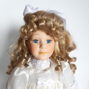 Muñeca de porcelana de 38 cm (15&quot;), edición limitada, auténtica muñeca vintage de porcelana para coleccionistas, hermosa y única (95)