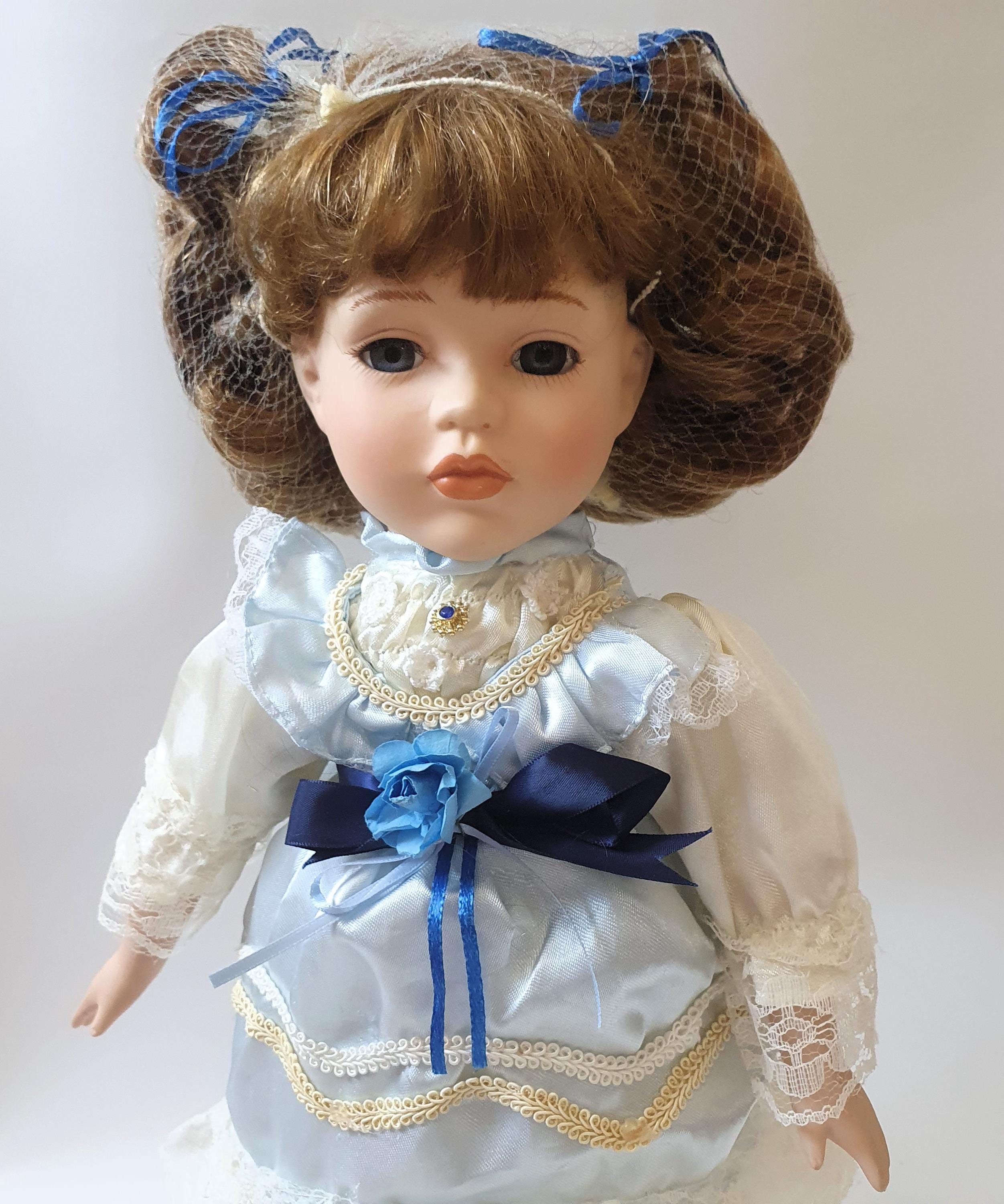 Vintage Porcelain Doll Beautiful Unique Rare Limited Edition