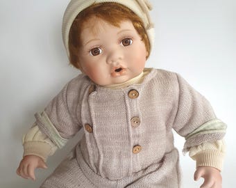Porcelain Doll 21"(53cm) Vintage Large Collector’s Doll (82)