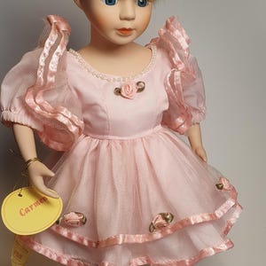 Vintage Porcelain Doll “Carmen” by Regency Fine Arts • Limited Edition Collector Doll • Rare Gift for Doll Lovers (7) image 7