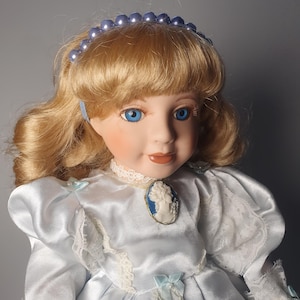 Porcelain Doll 17&quot; (43cm) by The Leonardo Collection, Limited Edition Collector’s Doll (20)