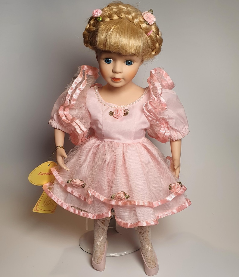 Vintage Porcelain Doll “Carmen” by Regency Fine Arts • Limited Edition Collector Doll • Rare Gift for Doll Lovers (7) image 2