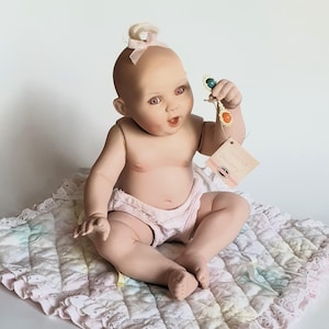 Porcelain Doll &quot;Special Delivery&quot; 13&quot;(33cm) by Titus Tomescu, The Ashton-Drake Galleries, Vintage Rare Limited Edition Collector’s Doll (80)