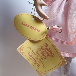 Vintage Porcelain Doll “Carmen” by Regency Fine Arts • Limited Edition Collector Doll • Rare Gift for Doll Lovers (7) image 9