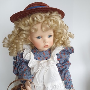Porzellanpuppe &quot;Hilary&quot; 36 cm von The Ashton-Drake Galleries, Vintage Sammlerpuppe (986)