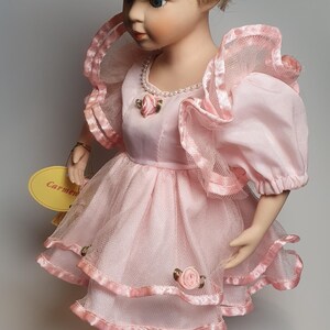 Vintage Porcelain Doll “Carmen” by Regency Fine Arts • Limited Edition Collector Doll • Rare Gift for Doll Lovers (7) image 6