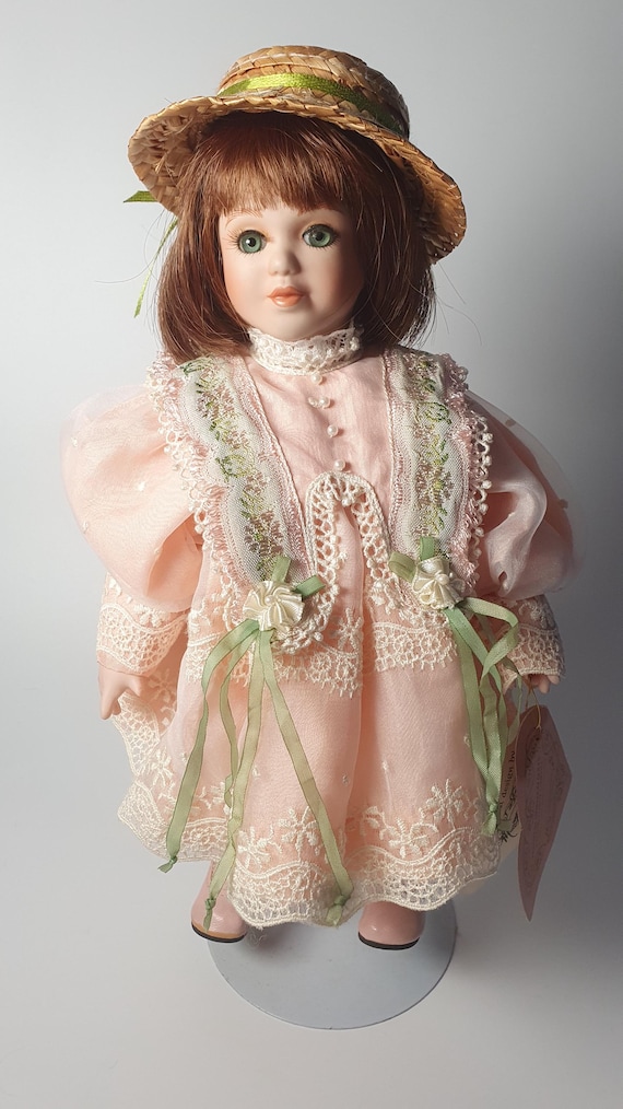 Franklin Heirloom Porcelain Doll, Maryse Nicole, Vintage