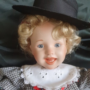 Porzellanpuppe &quot;Peanut&quot; 30 cm von The Ashton-Drake Galleries, Vintage Rare Limitierte Sammlerpuppe (725)