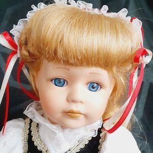 Porcelain Doll &quot;Helen&quot; 12&quot; (30 cm) by The Leonardo Collection,  Limited Edition Collector’s Porcelain Doll, Amazingly Beautiful (680)