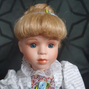 Porcelain Doll 12&quot; (30 cm) by the Leonardo Collection,  Limited Edition Collector’s Porcelain Doll,  Beautiful and Unique (41)