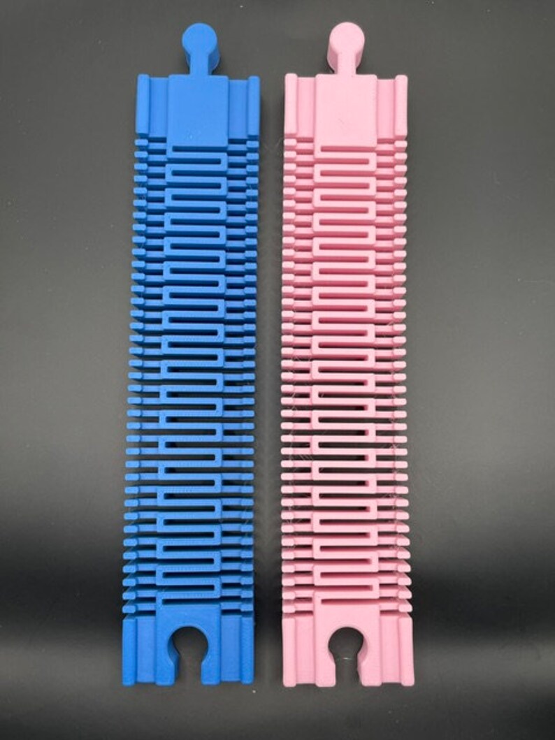 Flexible Train Track 2 X 8'' Pieces Compatible With Brio, Thomas the