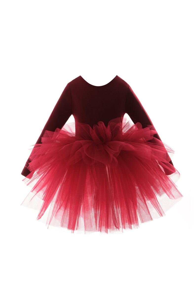 Burgundy Ballerina, Baby, Baby Girls Toddler Princess Dress, Girls Tutu ...