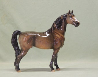 Dark Bay Morgan - 23cm High x 22cm Long - Ceramic Figurine - Cheval Ceramics
