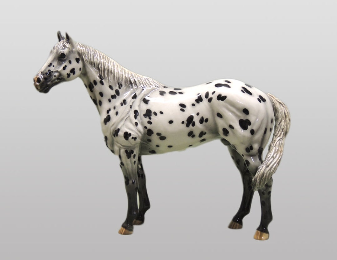 Leopard Appaloosa Large Quarter Horse - 22cm Long X 26cm