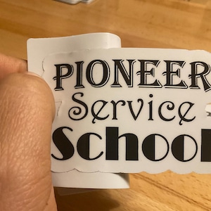 Pioneer School Stickers