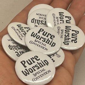 Pure Worship Special Convention Button Pin