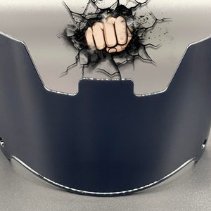 Gloss Black Clear Full Size Helmet Visor Replica/Speed/Flex Compatible Las Vegas Raiders, Los Angeles Raiders