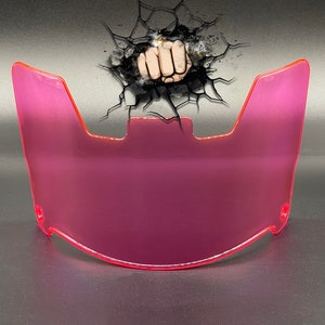 Light Pink Clear Full Size Helmet Visor Replica Speed/Flex Compatible