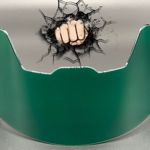 Green Clear Full Size Helmet Visor Replica/Speed/Flex Compatible Green Bay Packers, New York Jets